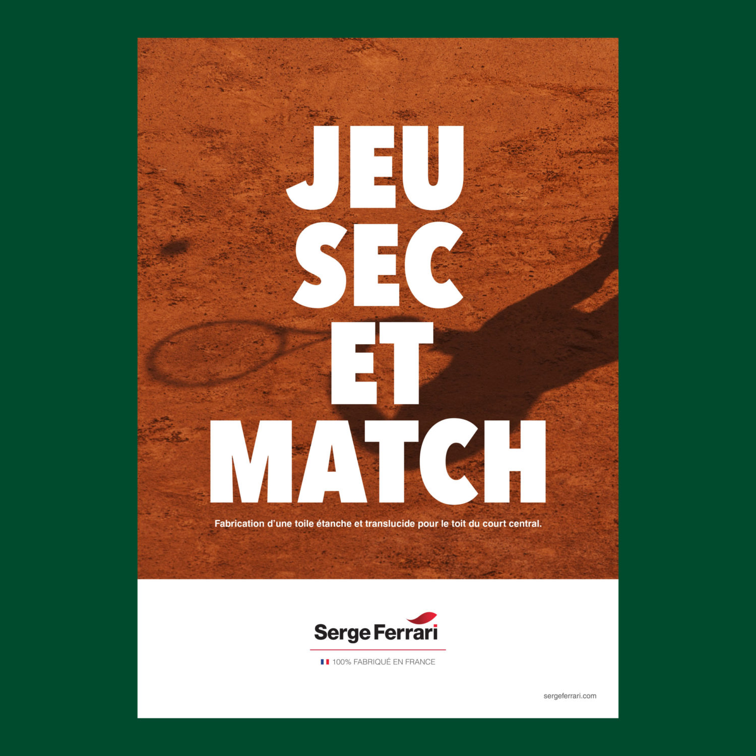 Serge Ferrari x Roland Garros - Des Cheval