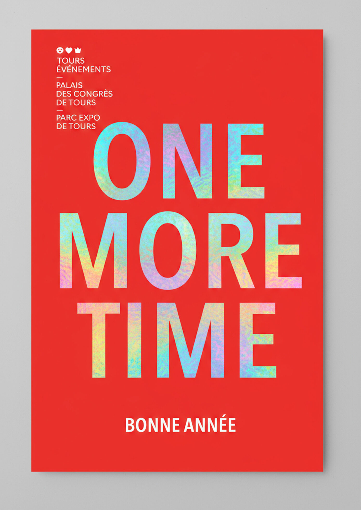 Carte de vœux Tours événements - Des Cheval