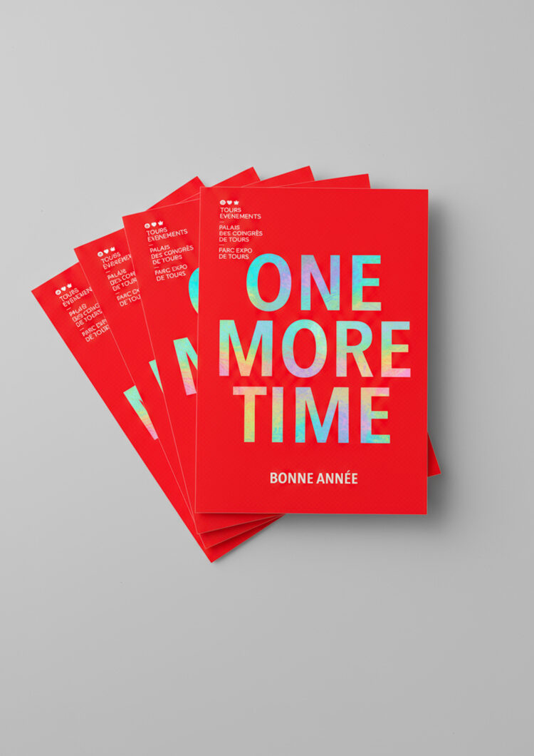 Carte de vœux Tours événements - Des Cheval